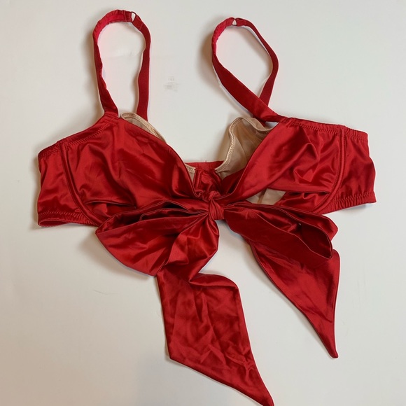 Adore me red bow bra Clearance